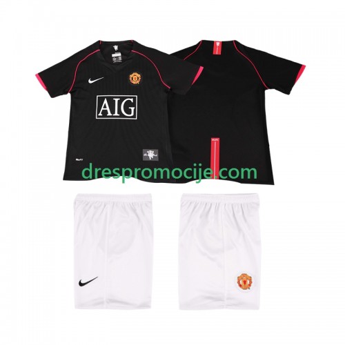 Manchester United 2007 2008 Dres Retro Dječji Gostujući Kratkih Rukava Manchester United 2007 2008 Dres Retro Dječji Gostujući Kratkih Rukava